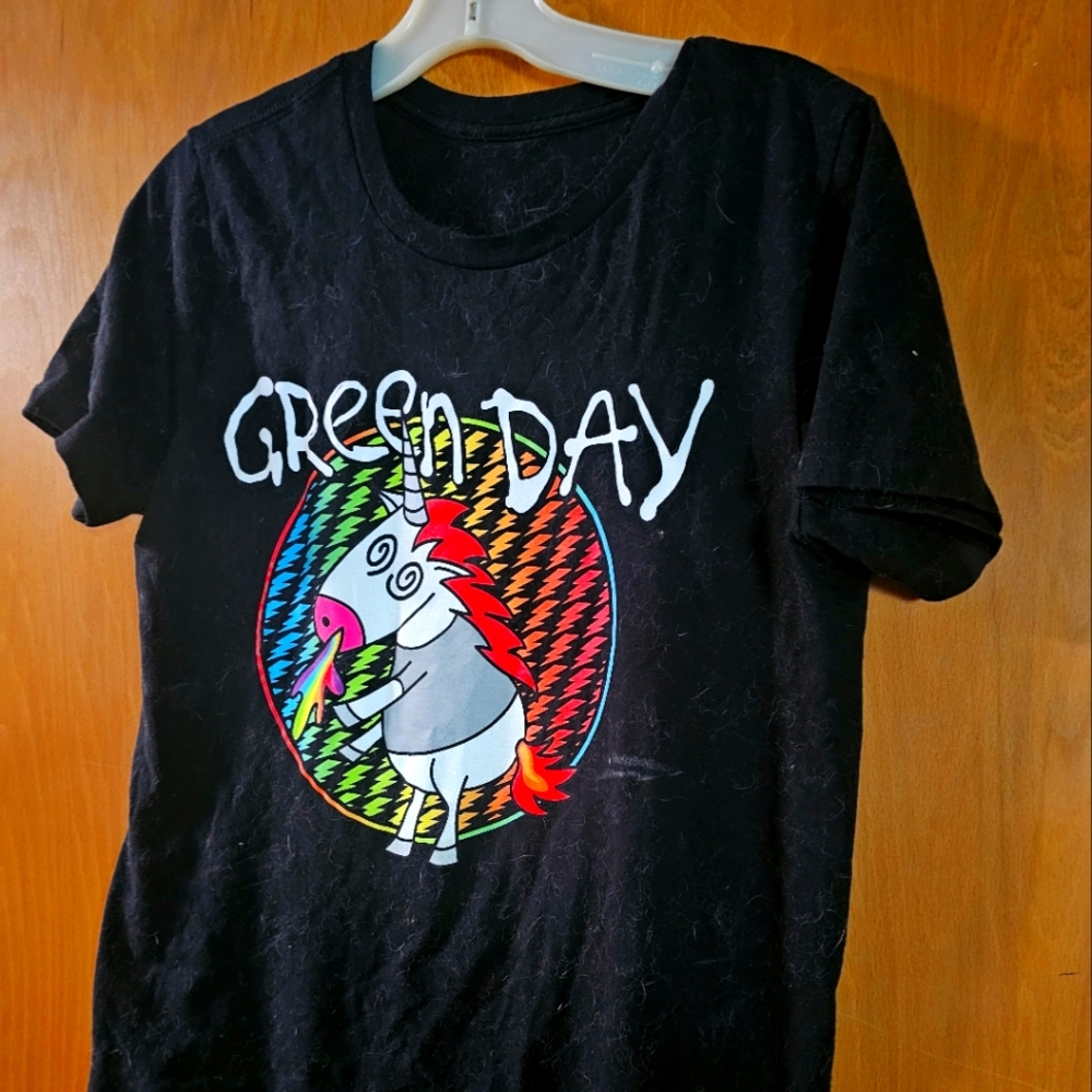 Green day band tee